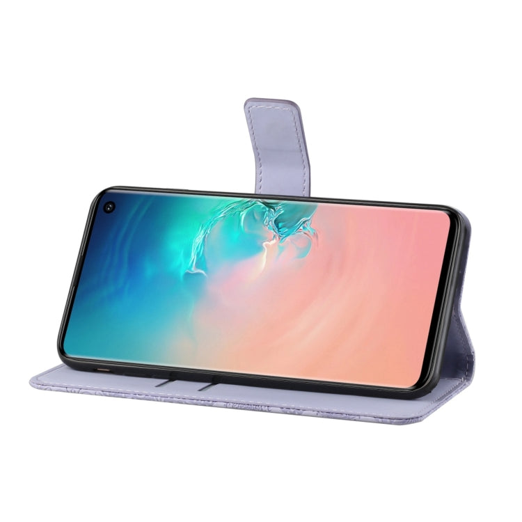 For Samsung Galaxy S10 Ethnic Style Embossed Pattern Horizontal Flip Leather Case with Holder & Card Slots & Wallet & Lanyard