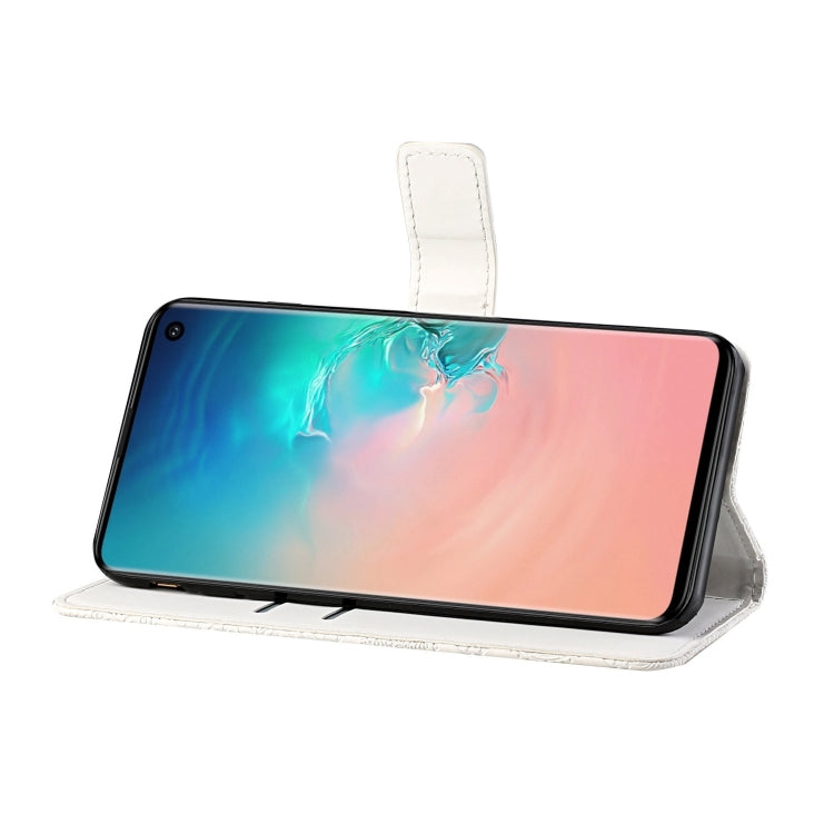 For Samsung Galaxy S10 Ethnic Style Embossed Pattern Horizontal Flip Leather Case with Holder & Card Slots & Wallet & Lanyard