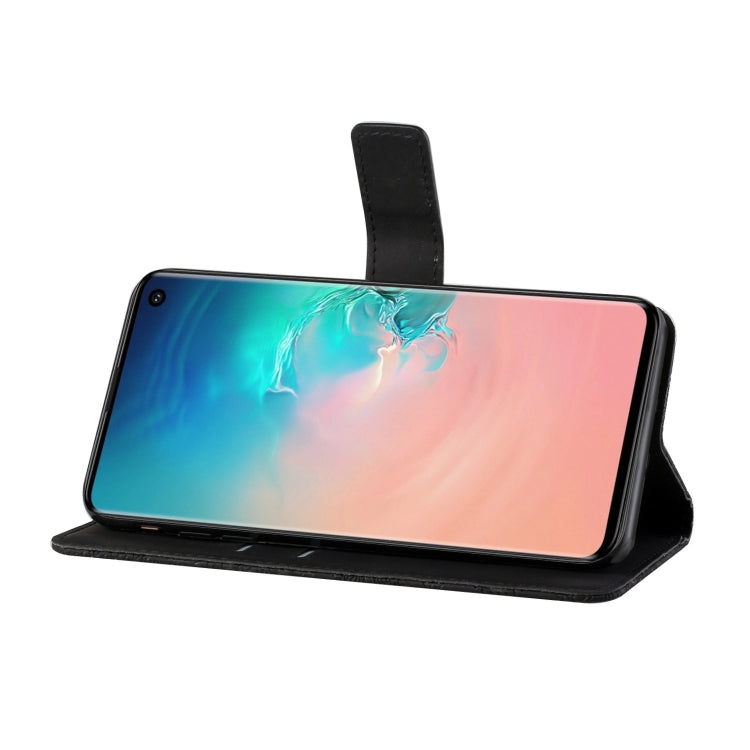 For Samsung Galaxy S10+ Ethnic Style Embossed Pattern Horizontal Flip Leather Case with Holder & Card Slots & Wallet & Lanyard