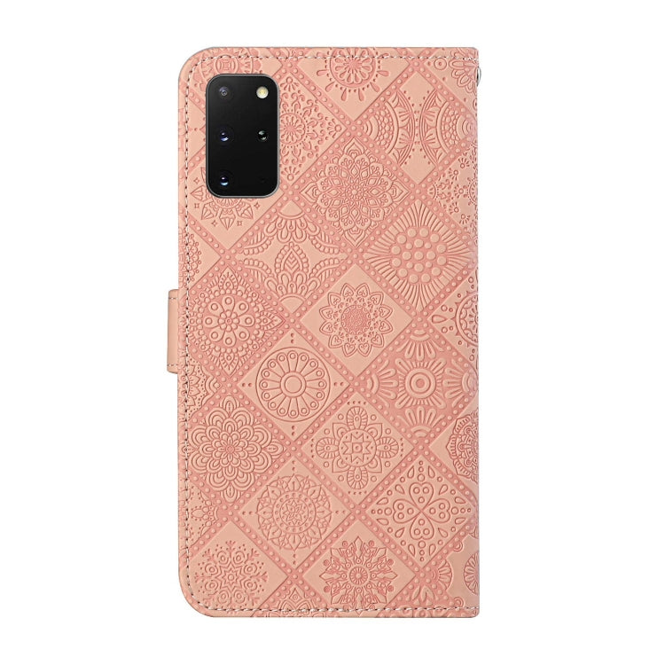 For Samsung Galaxy S20+ Ethnic Style Embossed Pattern Horizontal Flip Leather Case with Holder & Card Slots & Wallet & Lanyard
