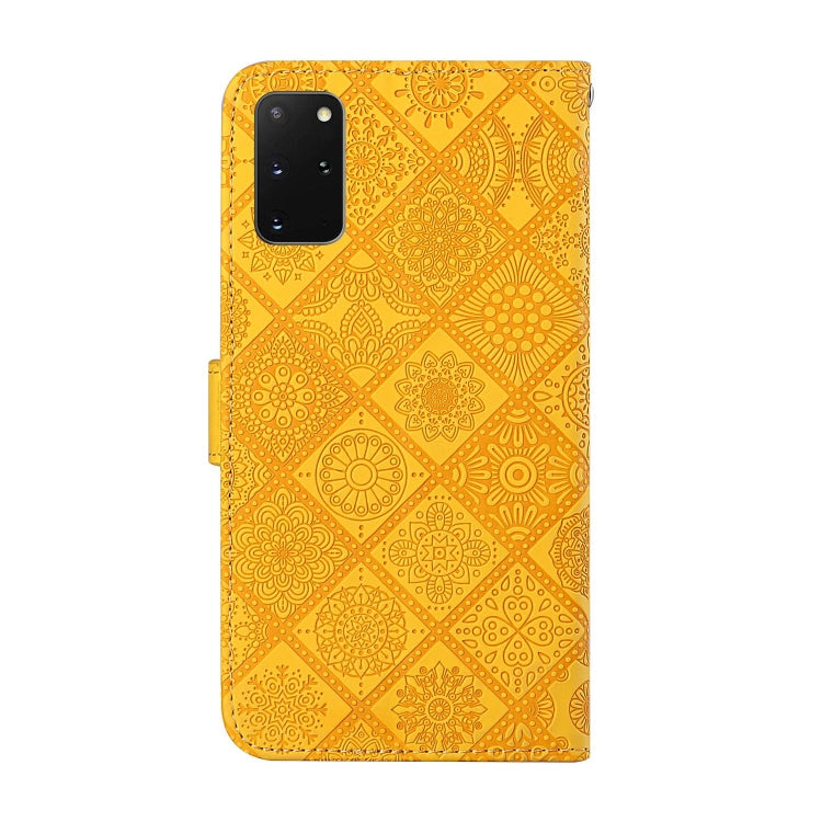For Samsung Galaxy S20+ Ethnic Style Embossed Pattern Horizontal Flip Leather Case with Holder & Card Slots & Wallet & Lanyard