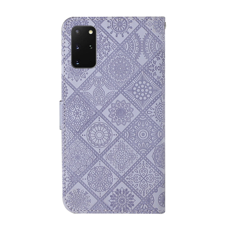 For Samsung Galaxy S20+ Ethnic Style Embossed Pattern Horizontal Flip Leather Case with Holder & Card Slots & Wallet & Lanyard
