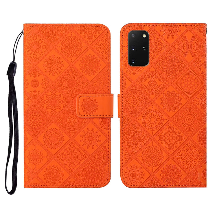 For Samsung Galaxy S20+ Ethnic Style Embossed Pattern Horizontal Flip Leather Case with Holder & Card Slots & Wallet & Lanyard