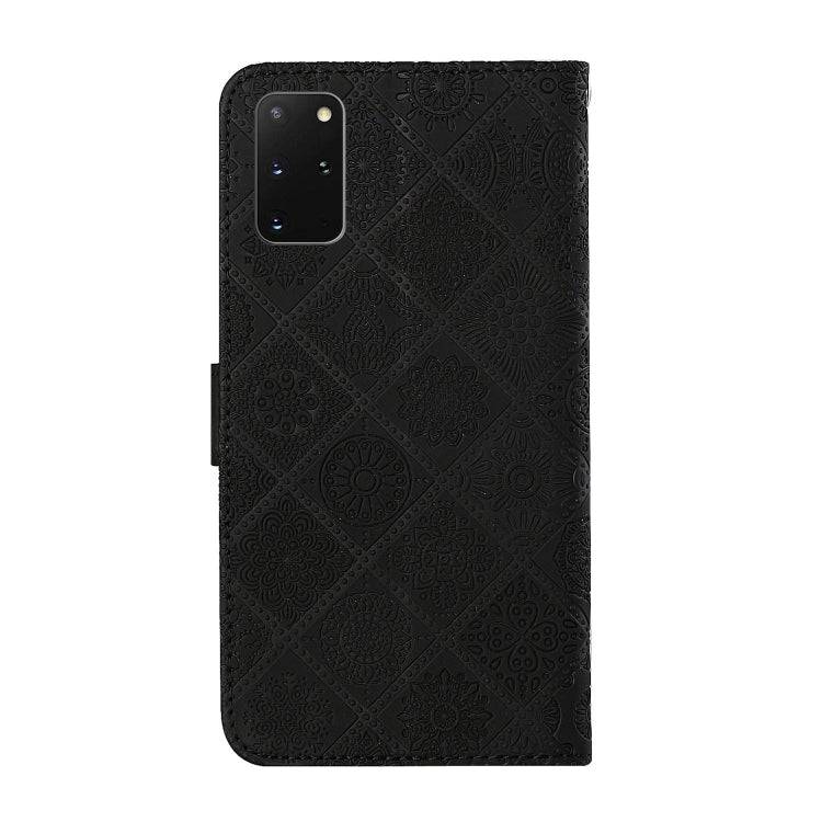For Samsung Galaxy S20+ Ethnic Style Embossed Pattern Horizontal Flip Leather Case with Holder & Card Slots & Wallet & Lanyard