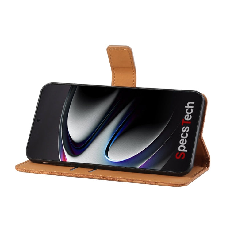 For Samsung Galaxy S21Ultra 5G Ethnic Style Embossed Pattern Horizontal Flip Leather Case with Holder & Card Slots & Wallet & Lanyard
