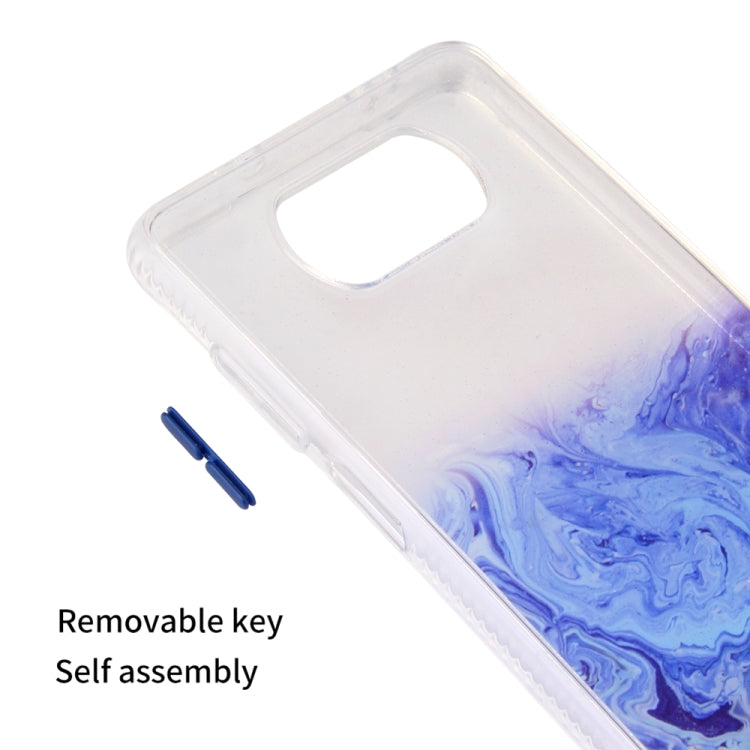 For Xiaomi Poco X3 NFC Marble Texture TPU + PC Protective Case