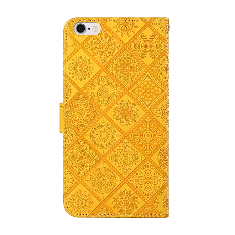 Ethnic Style Embossed Pattern Horizontal Flip Leather Case with Holder & Card Slots & Wallet & Lanyard For iPhone 6 Plus