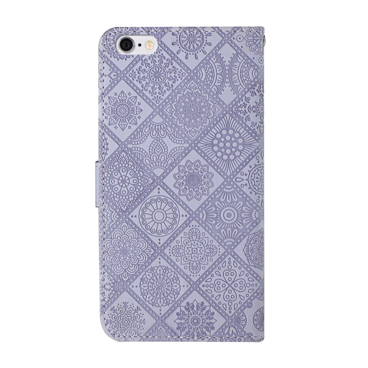 Ethnic Style Embossed Pattern Horizontal Flip Leather Case with Holder & Card Slots & Wallet & Lanyard For iPhone 6 Plus