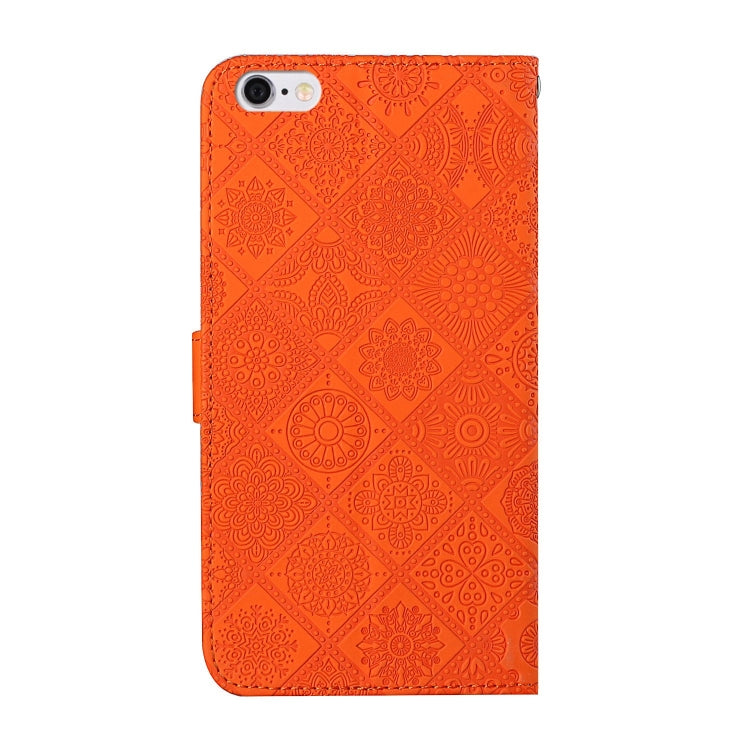 Ethnic Style Embossed Pattern Horizontal Flip Leather Case with Holder & Card Slots & Wallet & Lanyard For iPhone 6 Plus