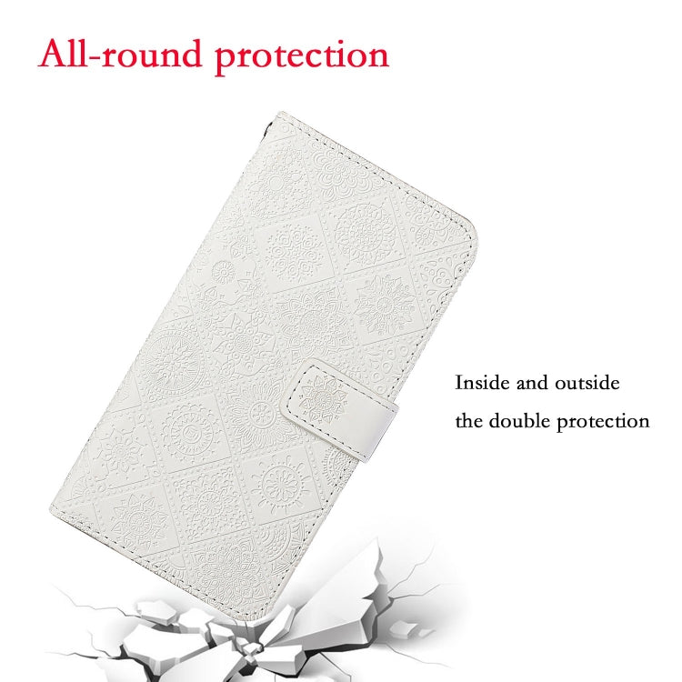 Ethnic Style Embossed Pattern Horizontal Flip Leather Case with Holder & Card Slots & Wallet & Lanyard For iPhone 8 Plus / 7 Plus