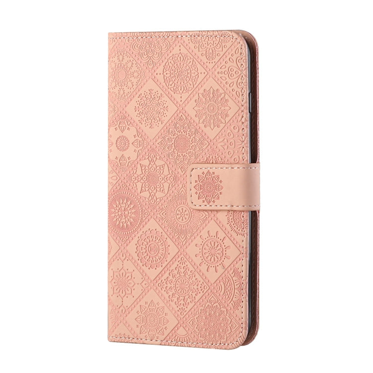 For iPhone 11 Pro Ethnic Style Embossed Pattern Horizontal Flip Leather Case with Holder & Card Slots & Wallet & Lanyard