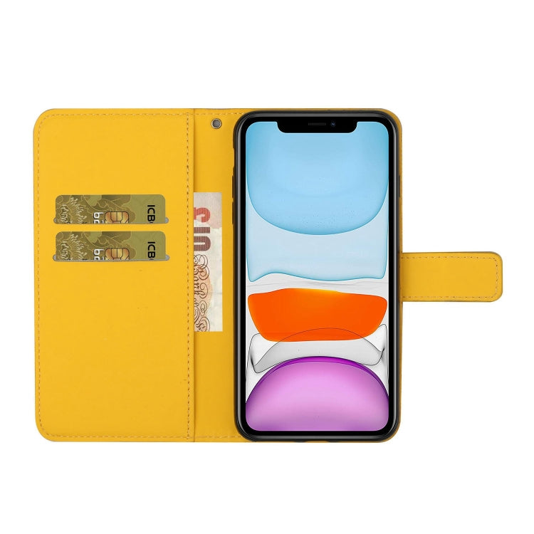 For iPhone 11 Pro Ethnic Style Embossed Pattern Horizontal Flip Leather Case with Holder & Card Slots & Wallet & Lanyard