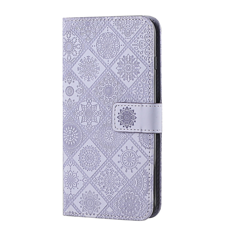 For iPhone 11 Pro Ethnic Style Embossed Pattern Horizontal Flip Leather Case with Holder & Card Slots & Wallet & Lanyard