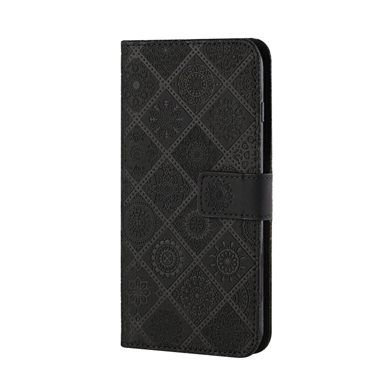 For iPhone 11 Pro Max Ethnic Style Embossed Pattern Horizontal Flip Leather Case with Holder & Card Slots & Wallet & Lanyard