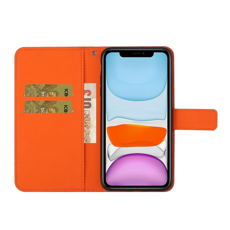 For iPhone 12 mini Ethnic Style Embossed Pattern Horizontal Flip Leather Case with Holder & Card Slots & Wallet & Lanyard