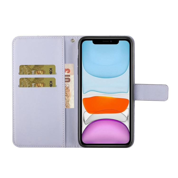 For iPhone 12 Pro Max Ethnic Style Embossed Pattern Horizontal Flip Leather Case with Holder & Card Slots & Wallet & Lanyard