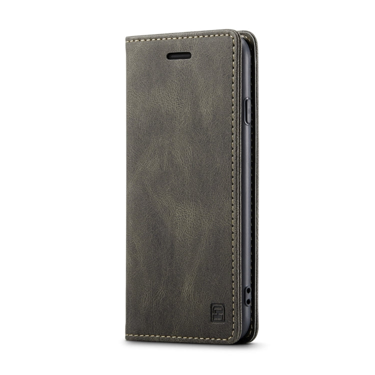 For iPhone SE 2022 / SE 2020 / 8 / 7 AutSpace A01 Retro Skin-feel Crazy Horse Texture Horizontal Flip Leather Case with Holder & Card Slots & Wallet & RFID