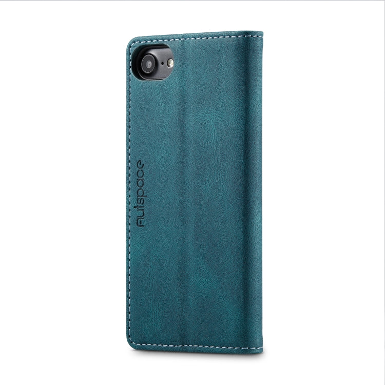 For iPhone SE 2022 / SE 2020 / 8 / 7 AutSpace A01 Retro Skin-feel Crazy Horse Texture Horizontal Flip Leather Case with Holder & Card Slots & Wallet & RFID