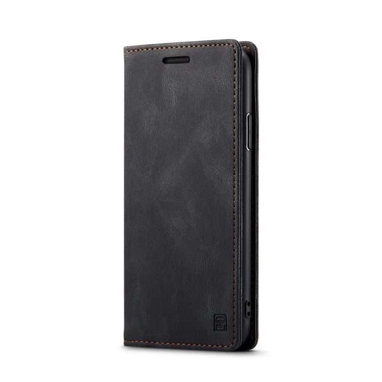 For iPhone 11 AutSpace A01 Retro Skin-feel Crazy Horse Texture Horizontal Flip Leather Case with Holder & Card Slots & Wallet & RFID