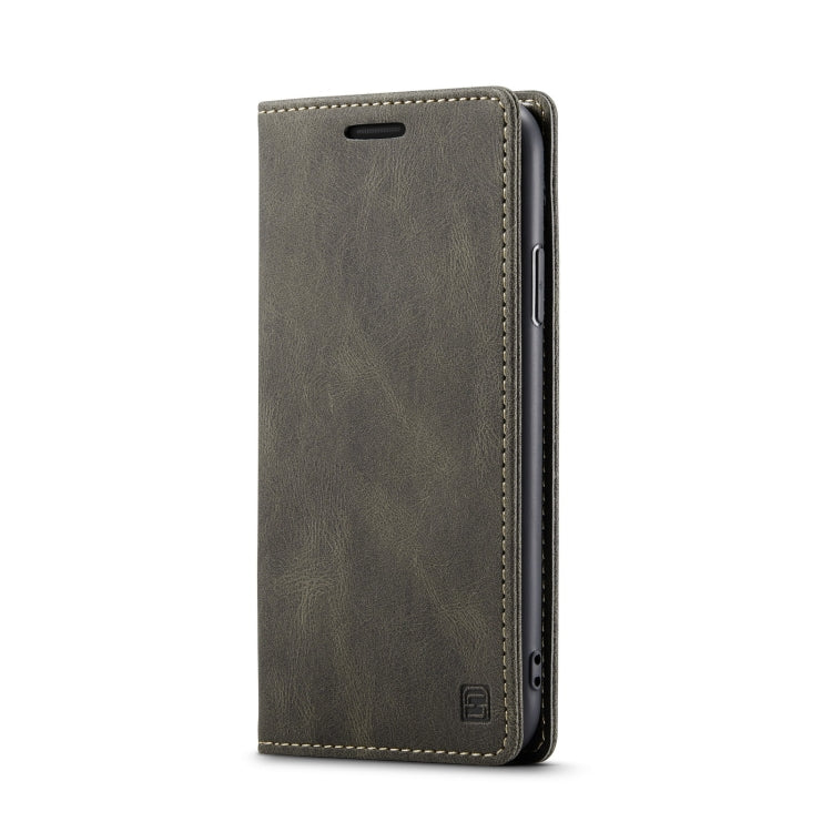 For iPhone 11 AutSpace A01 Retro Skin-feel Crazy Horse Texture Horizontal Flip Leather Case with Holder & Card Slots & Wallet & RFID