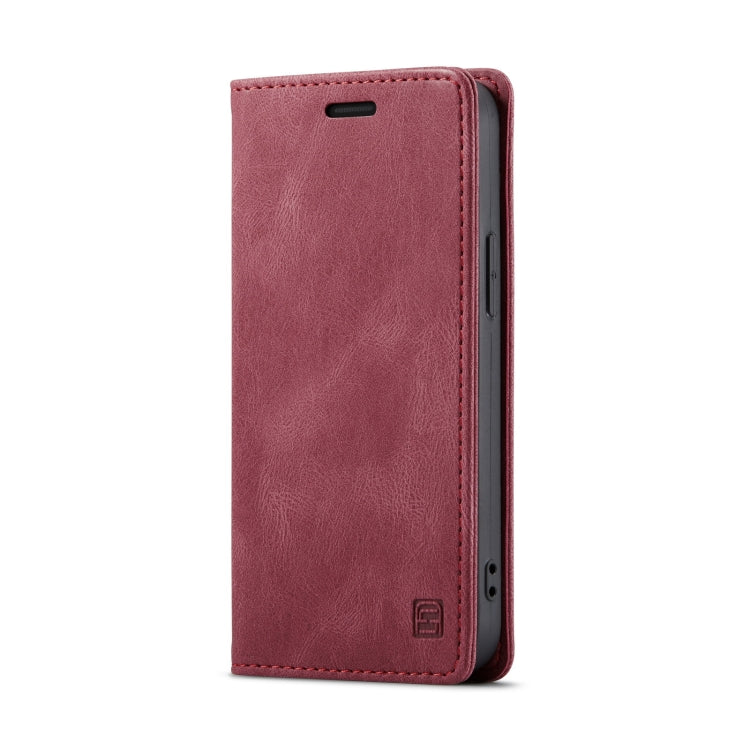 For iPhone 12 mini AutSpace A01 Retro Skin-feel Crazy Horse Texture Horizontal Flip Leather Case with Holder & Card Slots & Wallet & RFID