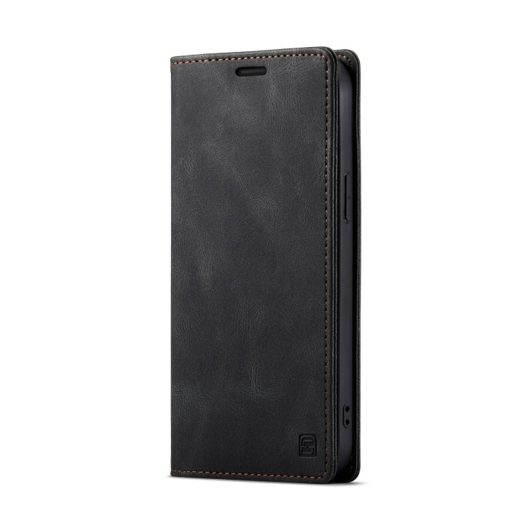 For iPhone 12 Pro Max AutSpace A01 Retro Skin-feel Crazy Horse Texture Horizontal Flip Leather Case with Holder & Card Slots & Wallet & RFID