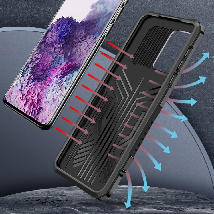 For vivo Y20 Machine Armor Warrior Shockproof PC + TPU Protective Case