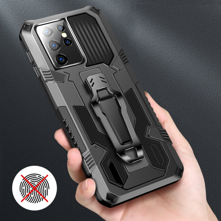 For Samsung Galaxy S21+ 5G Machine Armor Warrior Shockproof PC + TPU Protective Case