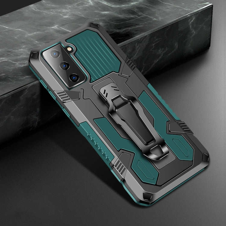 For Samsung Galaxy S21+ 5G Machine Armor Warrior Shockproof PC + TPU Protective Case