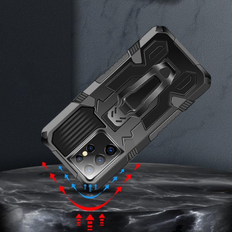 For Samsung Galaxy S21+ 5G Machine Armor Warrior Shockproof PC + TPU Protective Case