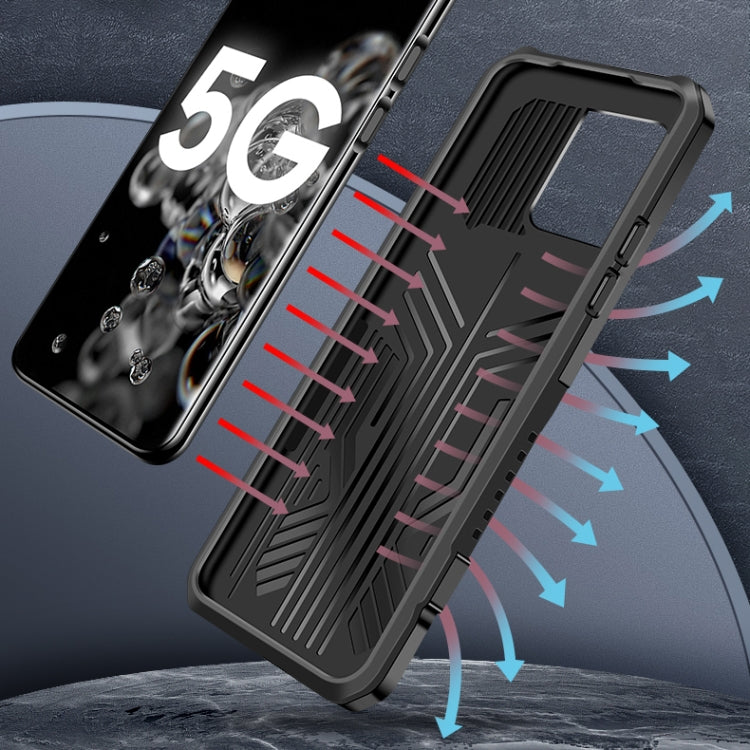 For Samsung Galaxy S21 Ultra 5G Machine Armor Warrior Shockproof PC + TPU Protective Case