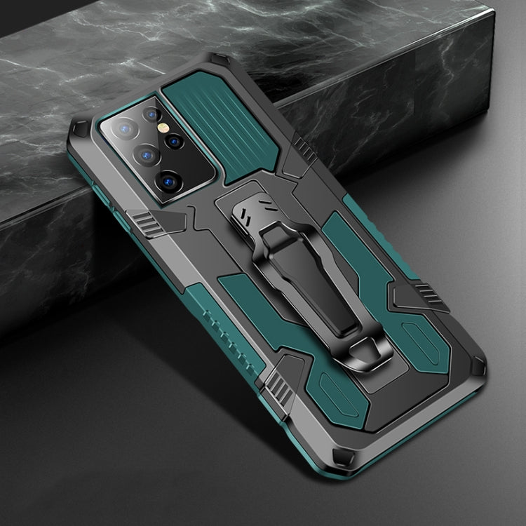 For Samsung Galaxy S21 Ultra 5G Machine Armor Warrior Shockproof PC + TPU Protective Case
