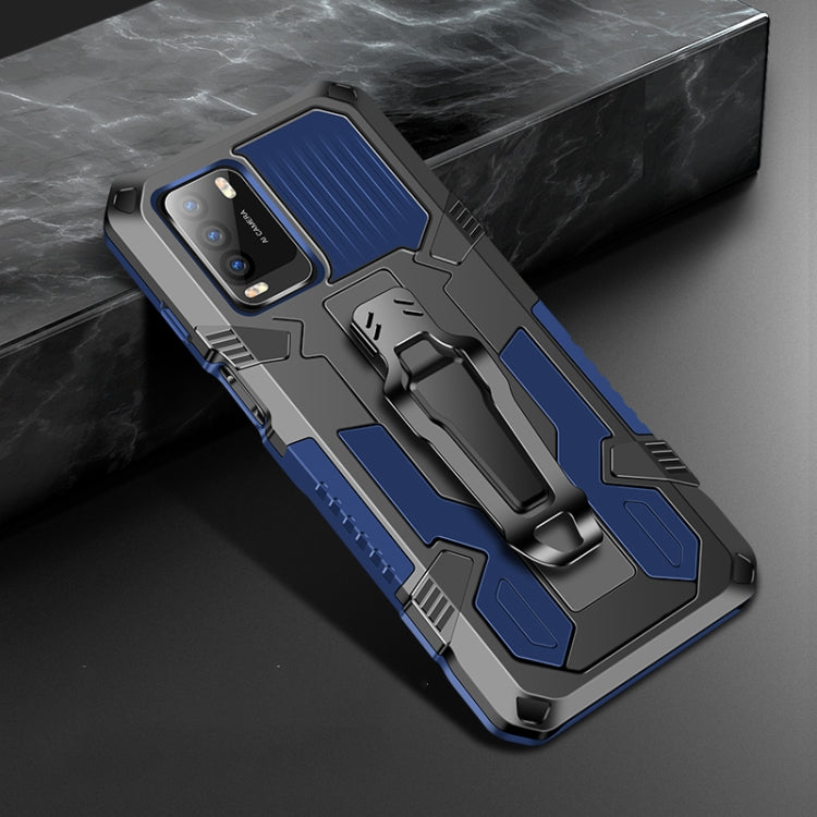 For Xiaomi Poco M3 Machine Armor Warrior Shockproof PC + TPU Protective Case