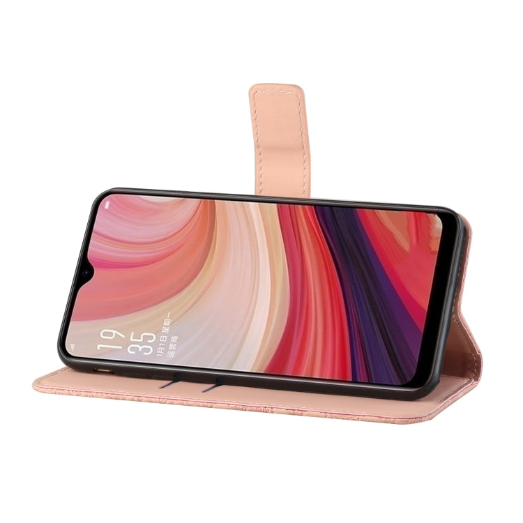 For OPPO A5 / A9 2020 Ethnic Style Embossed Pattern Horizontal Flip Leather Case with Holder & Card Slots & Wallet & Lanyard