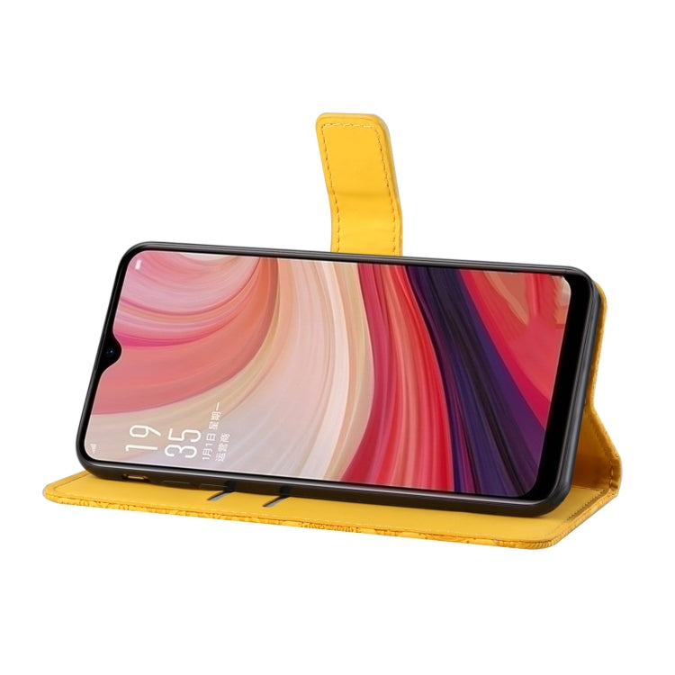 For OPPO A5 / A9 2020 Ethnic Style Embossed Pattern Horizontal Flip Leather Case with Holder & Card Slots & Wallet & Lanyard