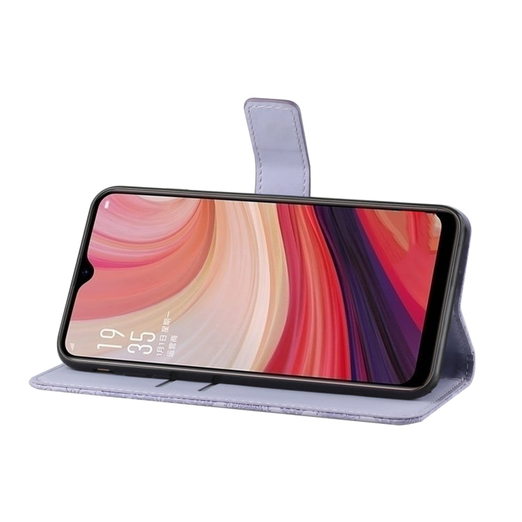 For OPPO A5 / A9 2020 Ethnic Style Embossed Pattern Horizontal Flip Leather Case with Holder & Card Slots & Wallet & Lanyard