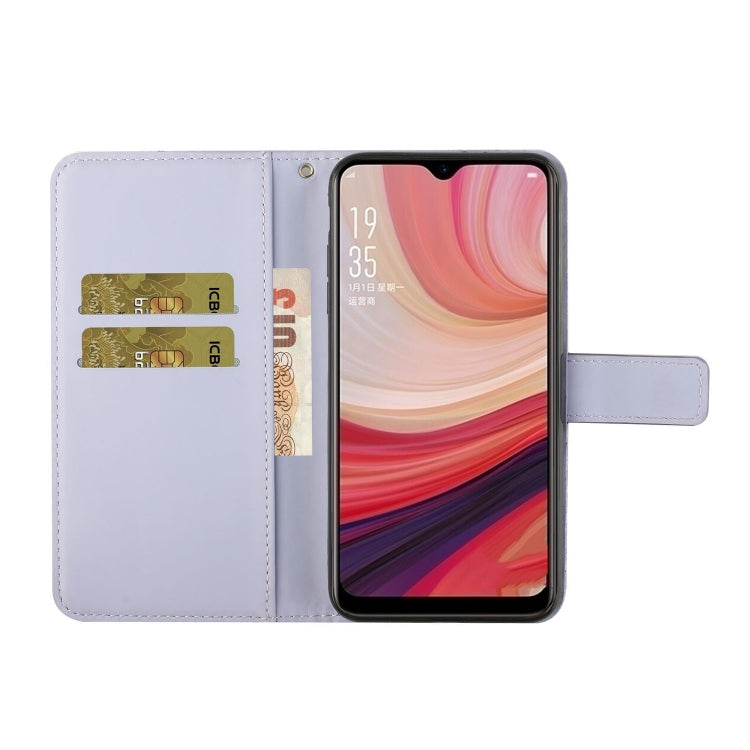 For OPPO A5 / A9 2020 Ethnic Style Embossed Pattern Horizontal Flip Leather Case with Holder & Card Slots & Wallet & Lanyard