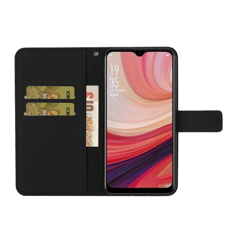 For OPPO A5 / A9 2020 Ethnic Style Embossed Pattern Horizontal Flip Leather Case with Holder & Card Slots & Wallet & Lanyard