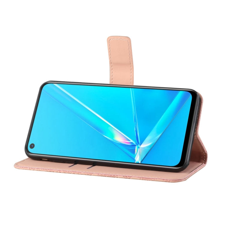 For OPPO A92 / A72 / A52 Ethnic Style Embossed Pattern Horizontal Flip Leather Case with Holder & Card Slots & Wallet & Lanyard