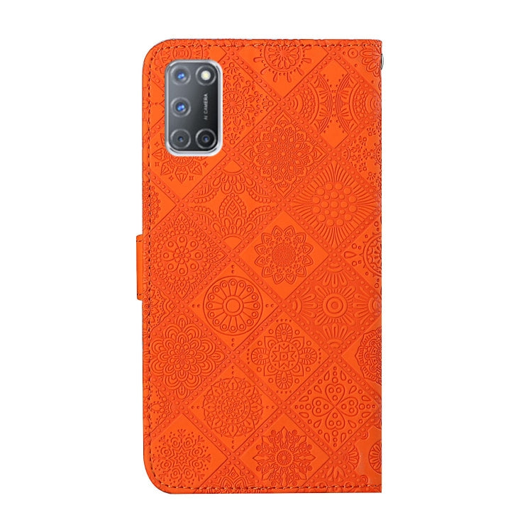 For OPPO A92 / A72 / A52 Ethnic Style Embossed Pattern Horizontal Flip Leather Case with Holder & Card Slots & Wallet & Lanyard