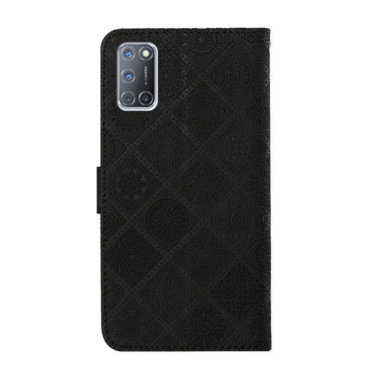 For OPPO A92 / A72 / A52 Ethnic Style Embossed Pattern Horizontal Flip Leather Case with Holder & Card Slots & Wallet & Lanyard
