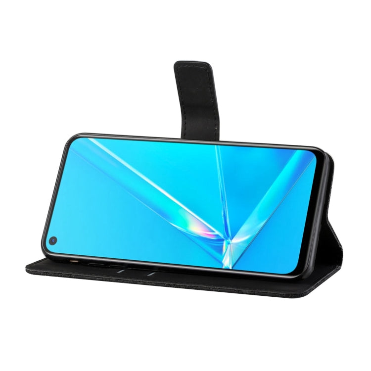 For OPPO A92 / A72 / A52 Ethnic Style Embossed Pattern Horizontal Flip Leather Case with Holder & Card Slots & Wallet & Lanyard