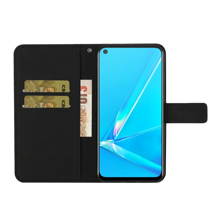 For OPPO A92 / A72 / A52 Ethnic Style Embossed Pattern Horizontal Flip Leather Case with Holder & Card Slots & Wallet & Lanyard