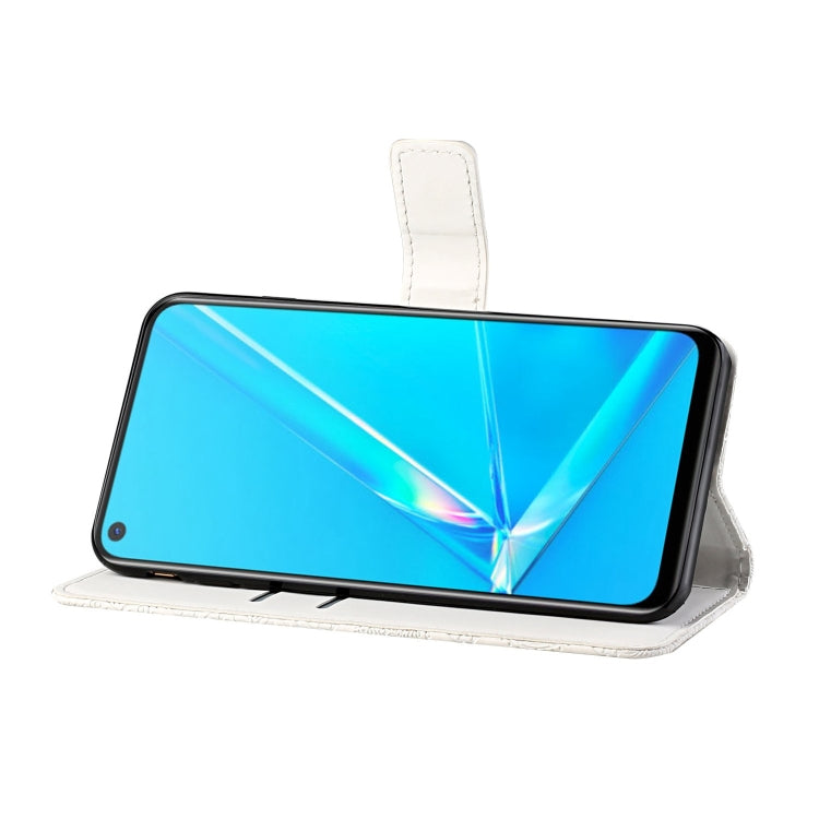 For OPPO A92 / A72 / A52 Ethnic Style Embossed Pattern Horizontal Flip Leather Case with Holder & Card Slots & Wallet & Lanyard