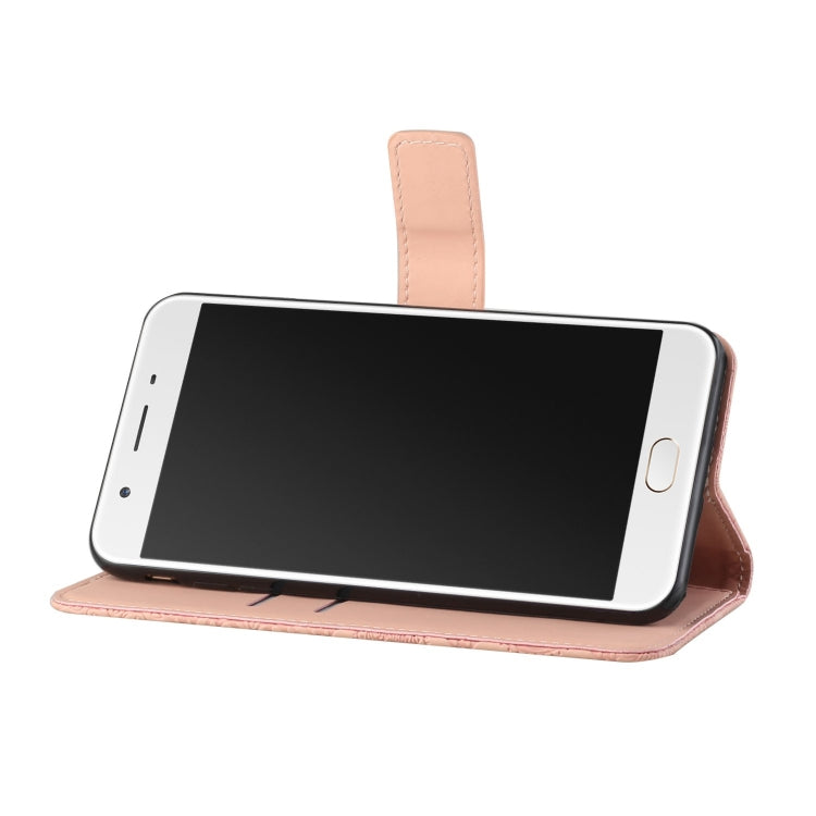 For OPPO F1s Ethnic Style Embossed Pattern Horizontal Flip Leather Case with Holder & Card Slots & Wallet & Lanyard