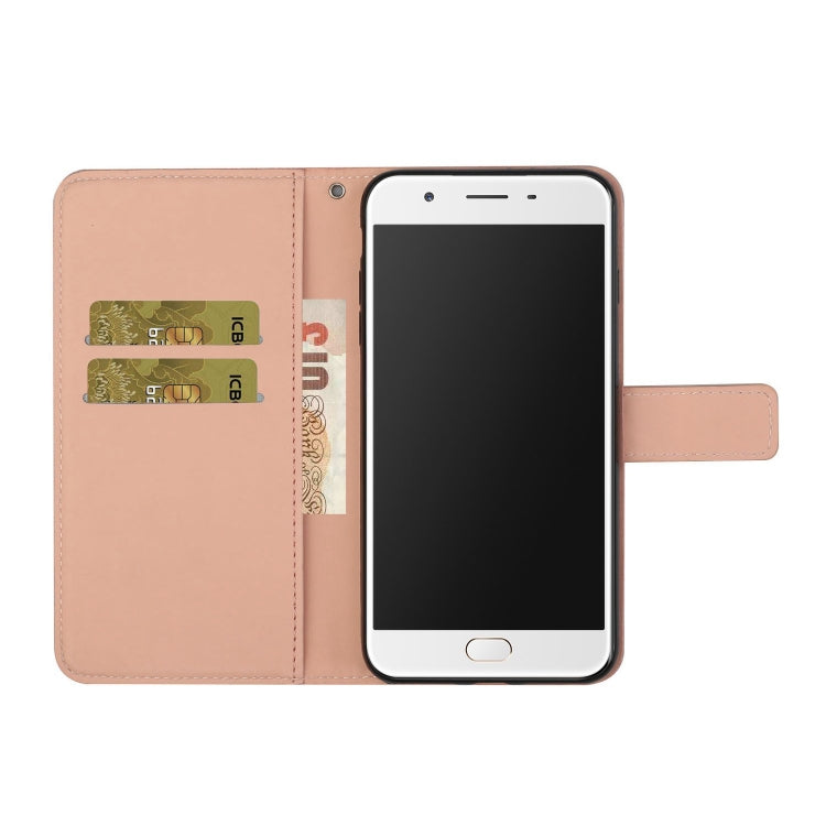For OPPO F1s Ethnic Style Embossed Pattern Horizontal Flip Leather Case with Holder & Card Slots & Wallet & Lanyard
