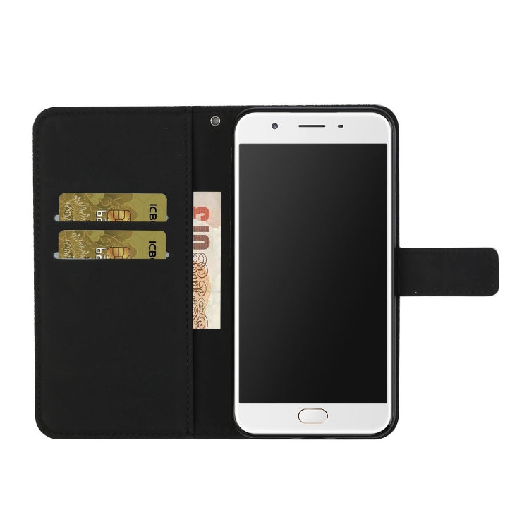 For OPPO F1s Ethnic Style Embossed Pattern Horizontal Flip Leather Case with Holder & Card Slots & Wallet & Lanyard