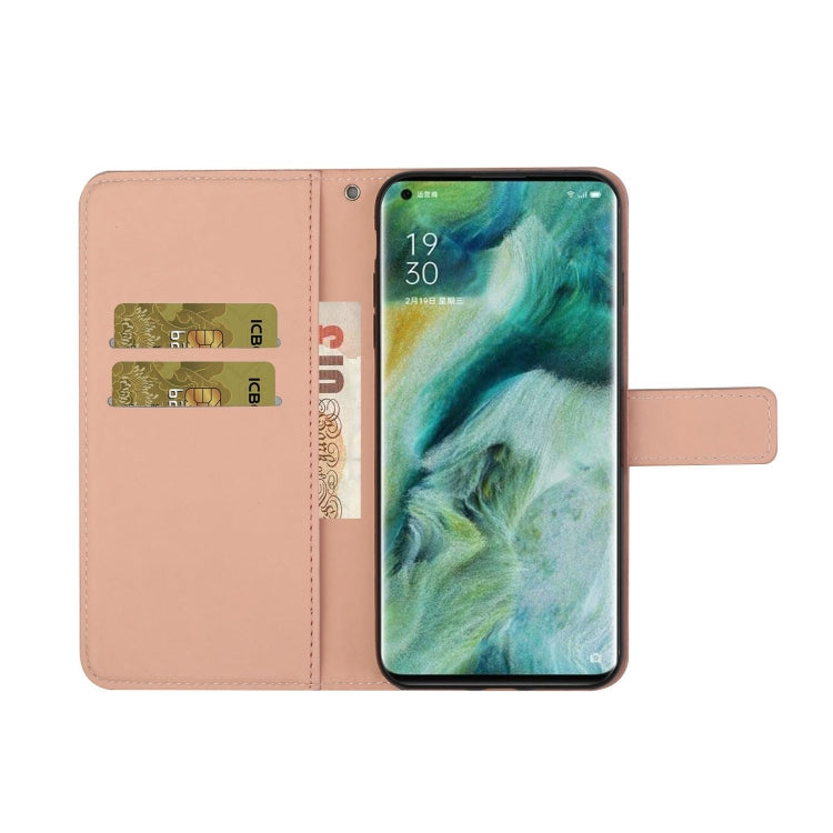 For OPPO Find X2 Pro Ethnic Style Embossed Pattern Horizontal Flip Leather Case with Holder & Card Slots & Wallet & Lanyard