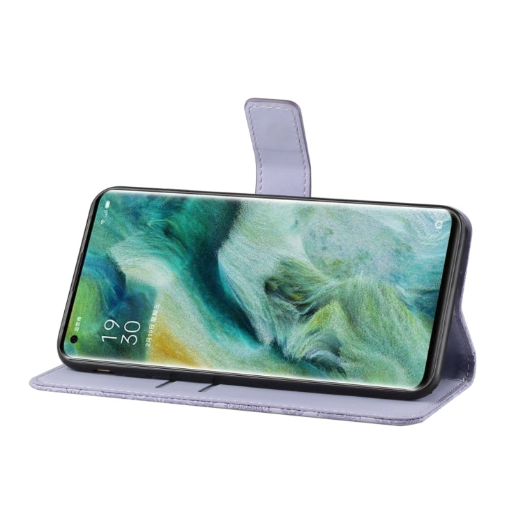 For OPPO Find X2 Pro Ethnic Style Embossed Pattern Horizontal Flip Leather Case with Holder & Card Slots & Wallet & Lanyard