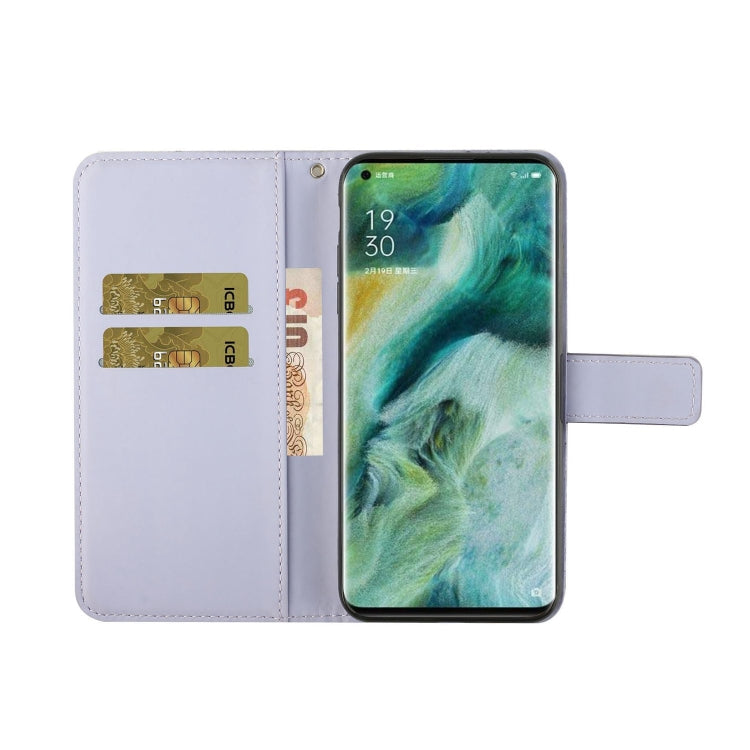 For OPPO Find X2 Pro Ethnic Style Embossed Pattern Horizontal Flip Leather Case with Holder & Card Slots & Wallet & Lanyard